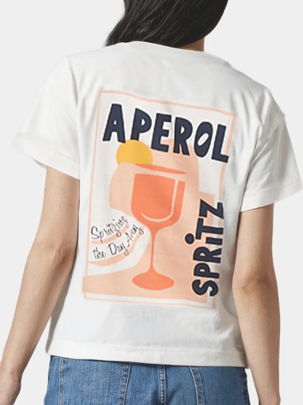Wildfox Palm Springs Aperol Spritz Jamie Tee | Snow White